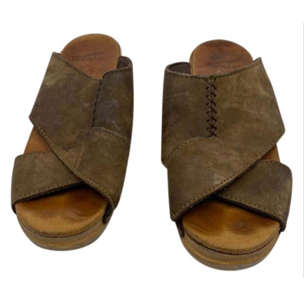 Dansko Brown Unisex Mules/Clogs Size Euro39/US 8.5